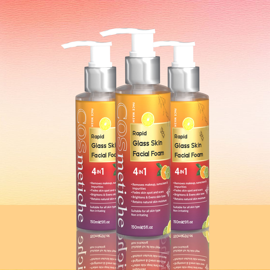 Rapid Glass Skin Facial Foam