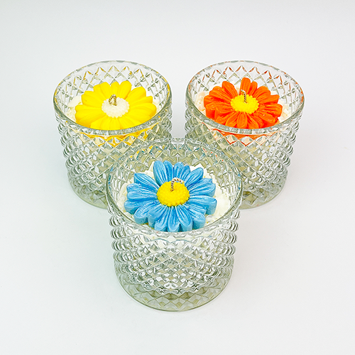 DAISY DELIGHT JAR SCENTED CANDLE