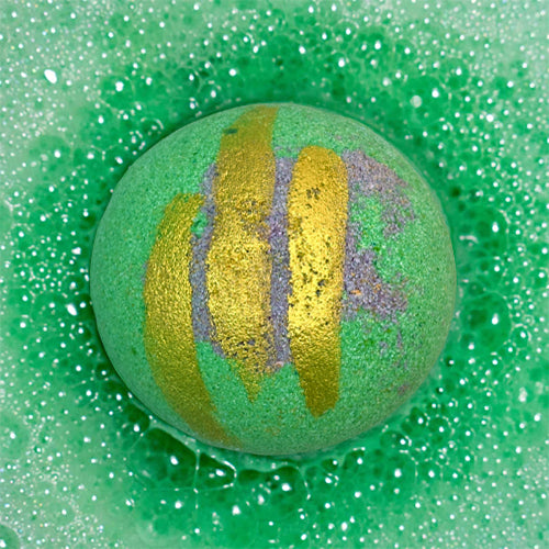 TEA TREE &amp; CHARCOAL SWIRL BOMB