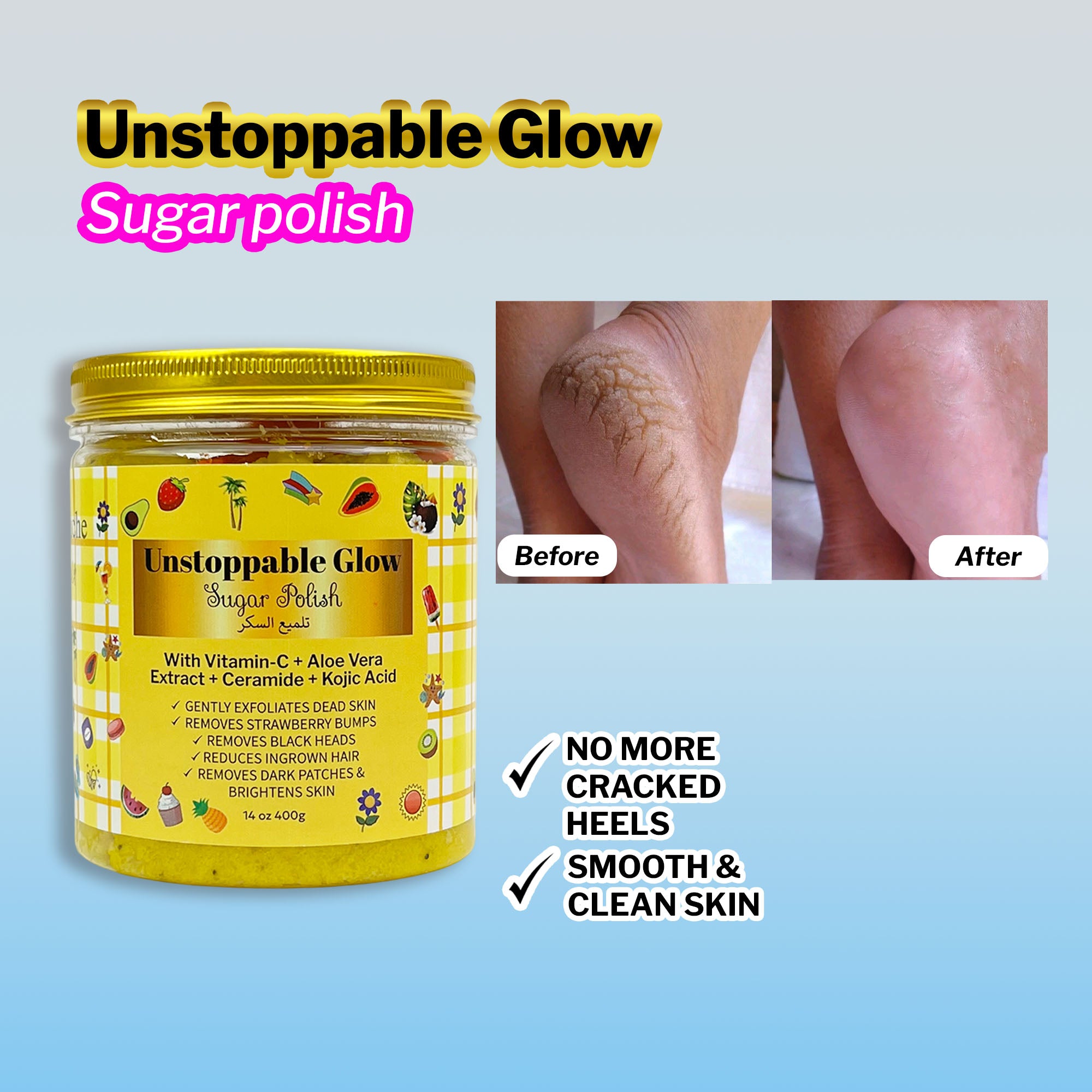 Unstoppable Glow Sugar Scrub