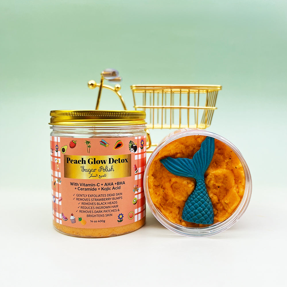 Peach Glow Detox Sugar Scrub