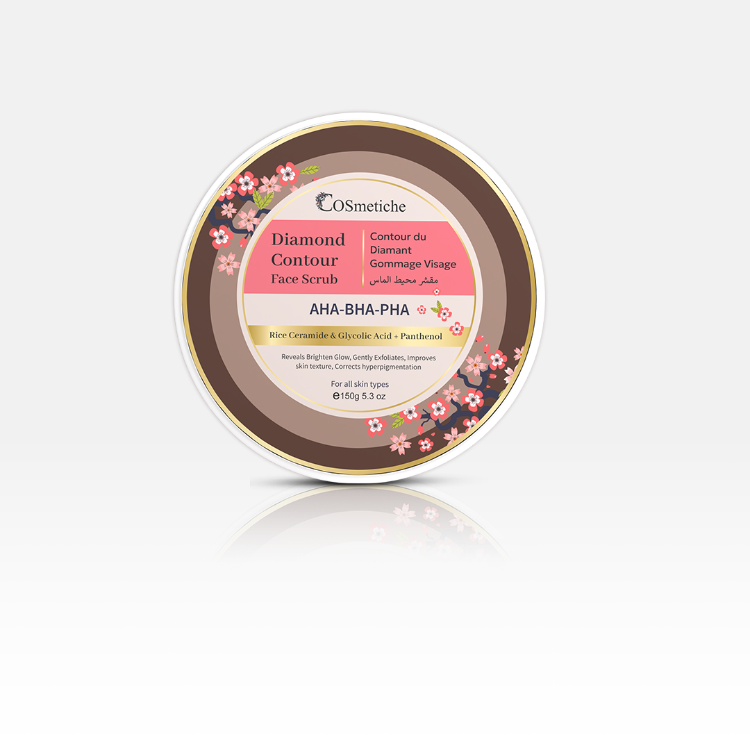 Diamond Contour Rice Scrub
