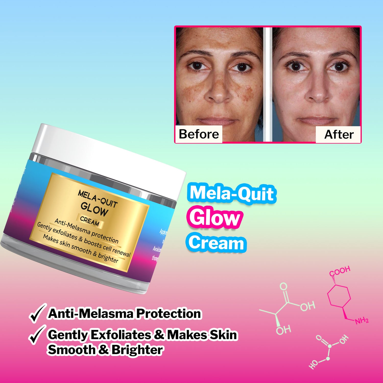 Mela-Quit Glow Cream
