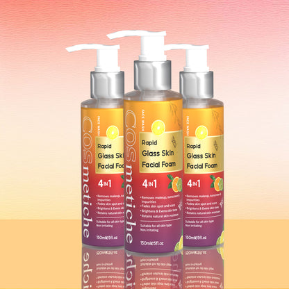 Rapid Glass Skin Facial Foam