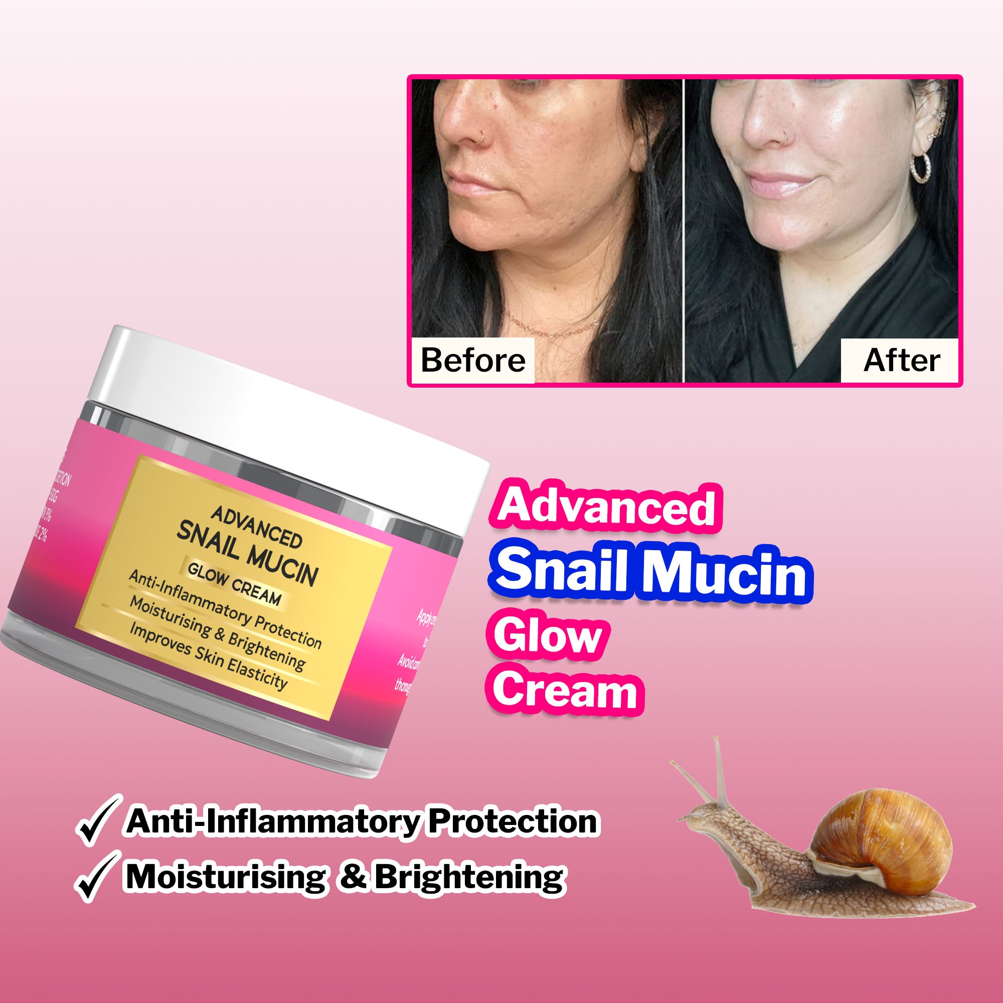 Snail Mucin Glow Cream